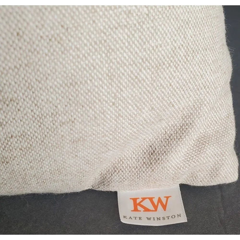 KW Kate Winston Deer Head Pillow Holiday Christmas Cottage Cabin Lodge Winter